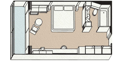 Cabina veranda suite